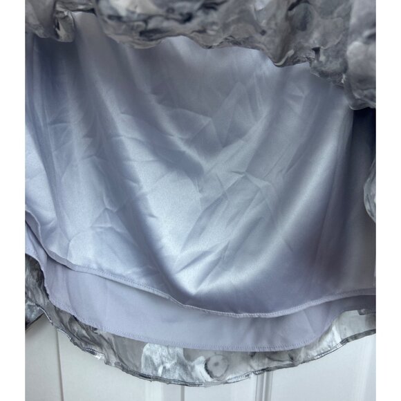 NWT WHBM Women's XL Off Shoulder Silk Blend Floral Boho Peasant Style Flowy Top - Picture 9 of 9